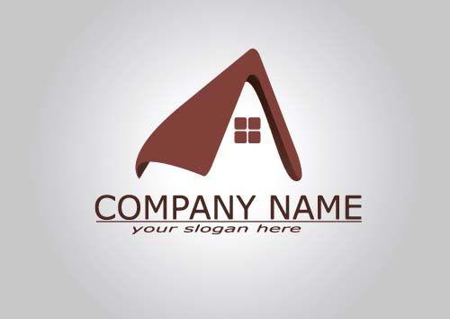 Real Estate Company Logo - Real estate company logos vectors 02 free download