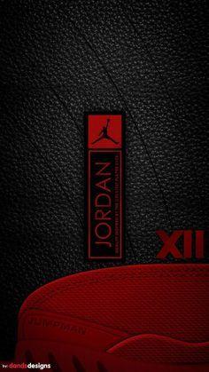 Red and Black Jordan Logo - FREEIOS7 | air-jordan-logo - parallax HD iPhone iPad wallpaper ...