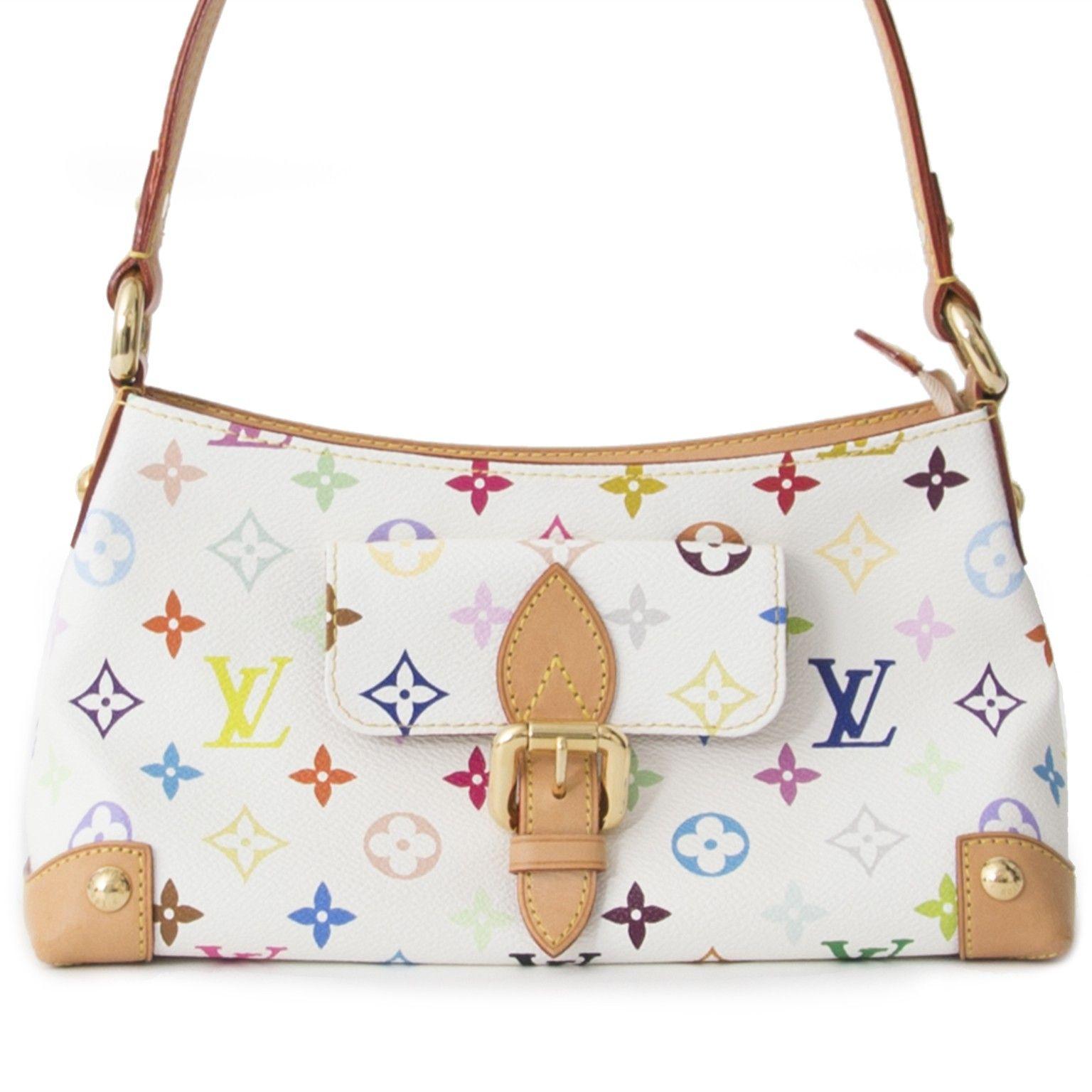 Multicolor Louis Vuitton Logo - Labellov Louis Vuitton White Multicolor Monogram Shoulder Bag ○ Buy ...