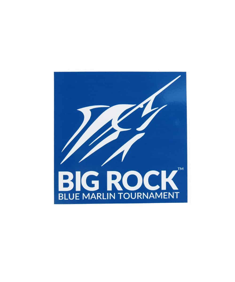 White and Blue Square Logo - Square Streak Logo Sticker, Blue and White – The Big Rock Blue ...