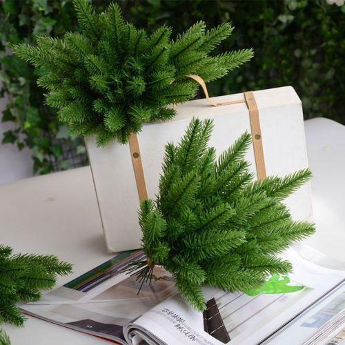 Pine Tree Branch Logo - Artificial Fake Plants Pine Tree Branches Christmas Tree Decor Home ...