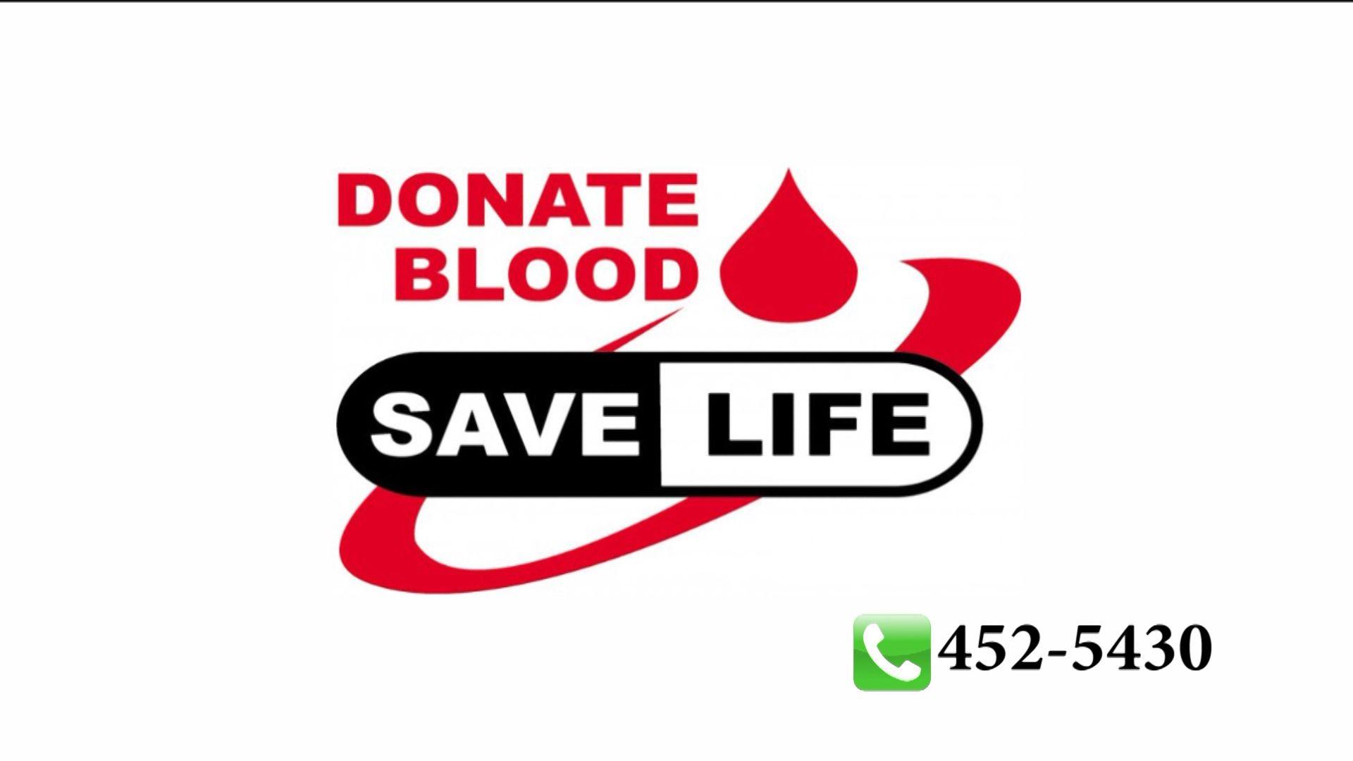 Donate Blood Save Life Logo - St. Lucia Blood Bank still 