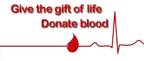 Donate Blood Save Life Logo - Make a difference !