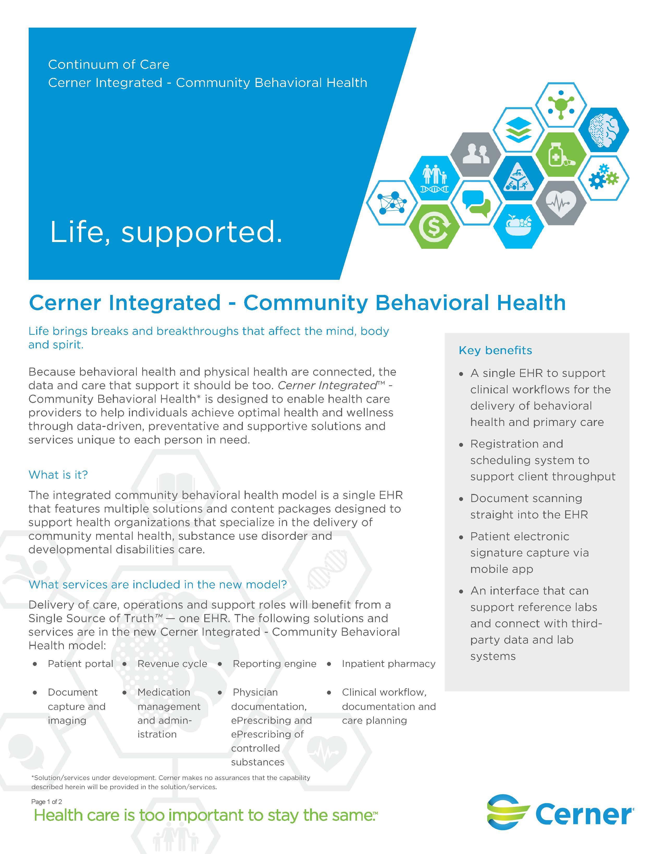 Cerner Corporation Logo - Behavioral Health | Cerner