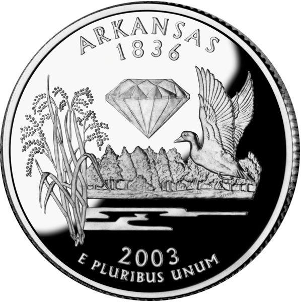 Arkansas Diamond Logo - Diamond State Gem | State Symbols USA