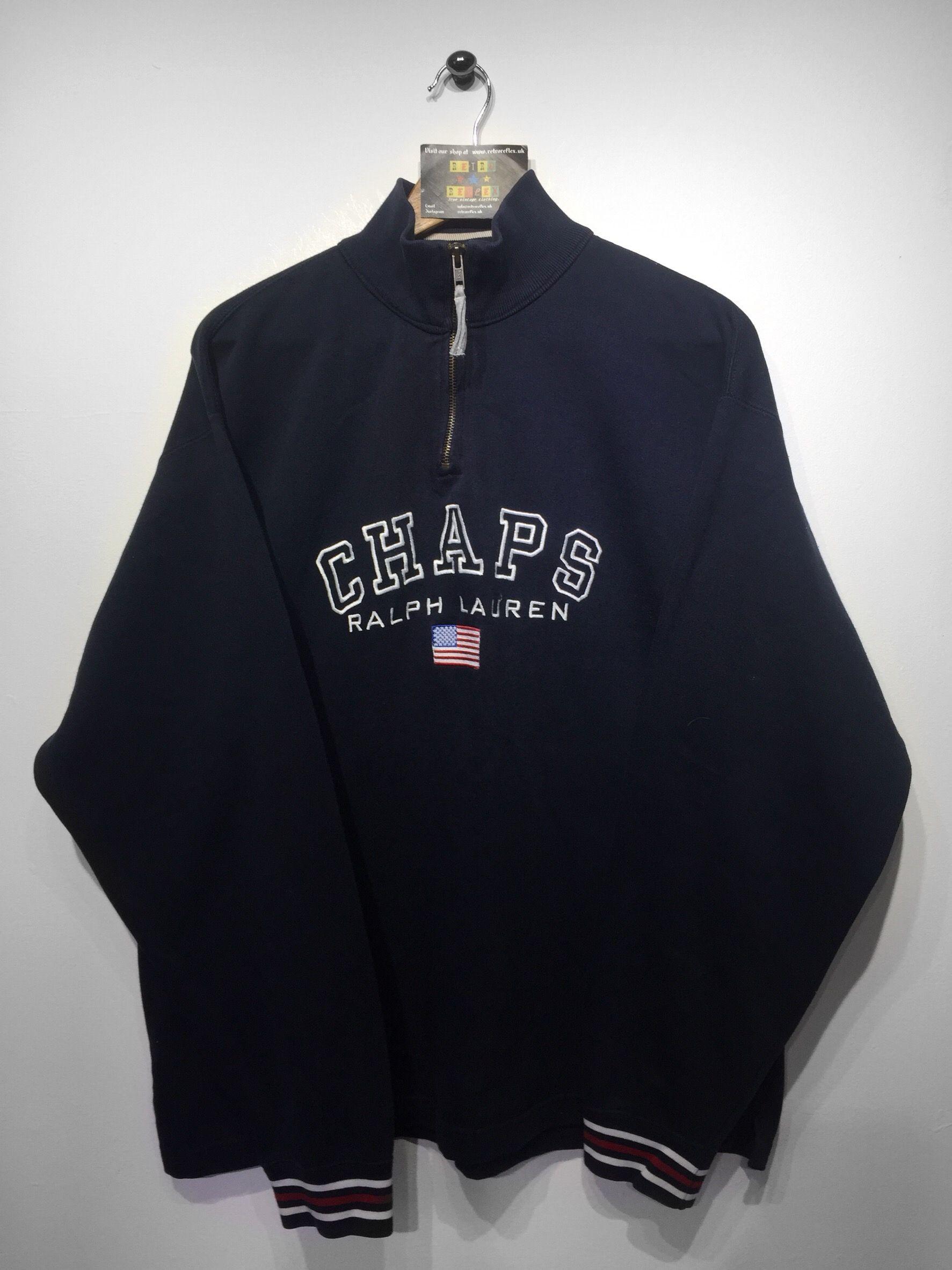 Chaps Clothing Logo - Ralph Lauren Chaps Sweatshirt size Large (but Fits Oversized) £50 ...