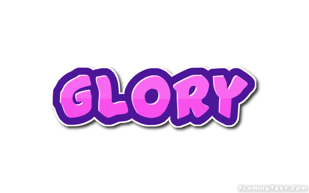 Glory Logo - Glory Logo. Free Name Design Tool from Flaming Text