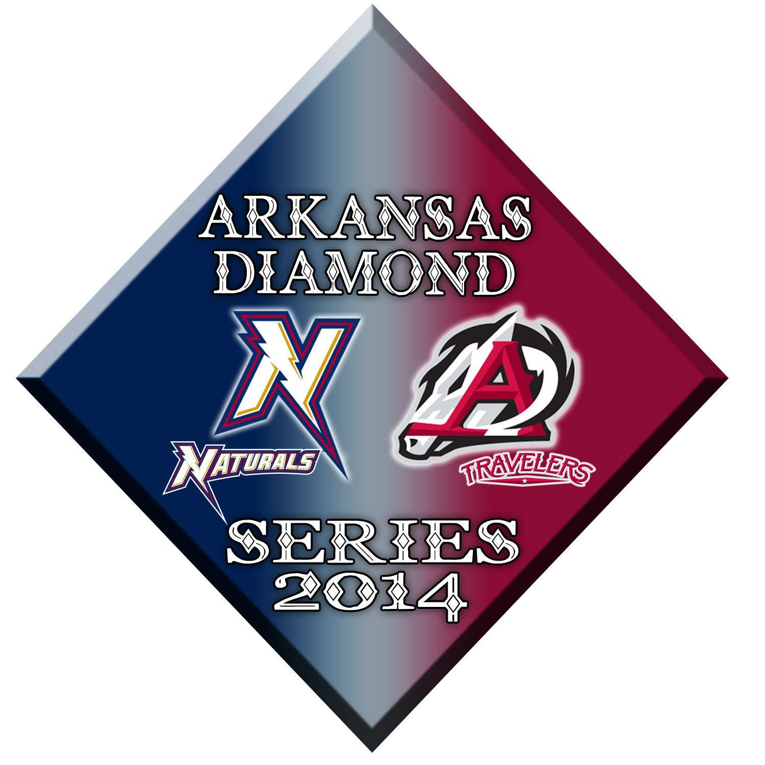 Arkansas Diamond Logo - Naturals, Travelers Begin Arkansas Diamond Series. Northwest