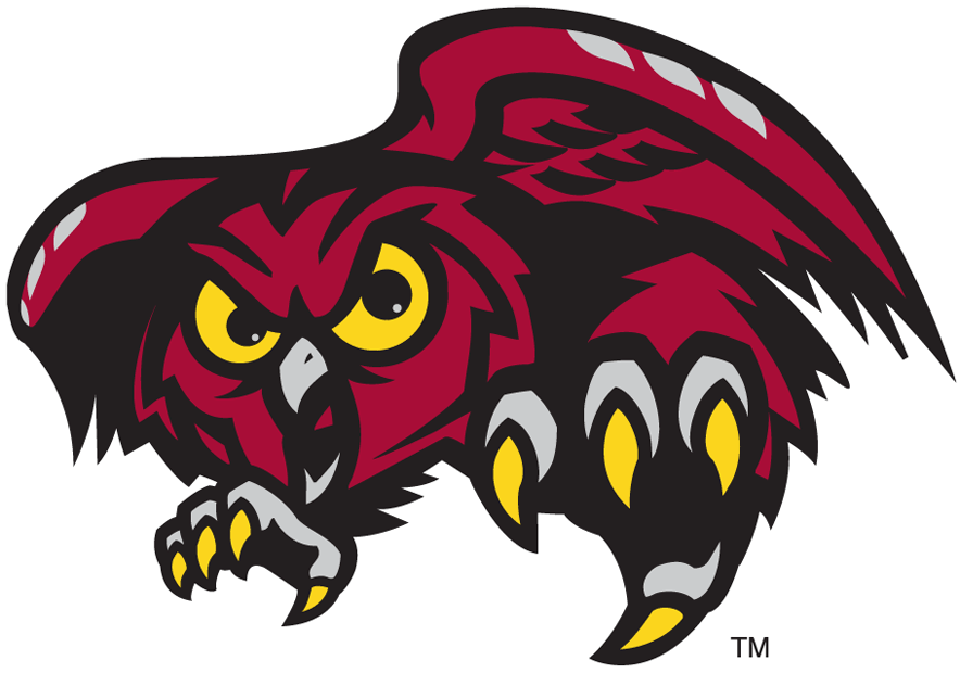 College Owl Logo - temple owls - Google Search | Leather Ideas | College football ...