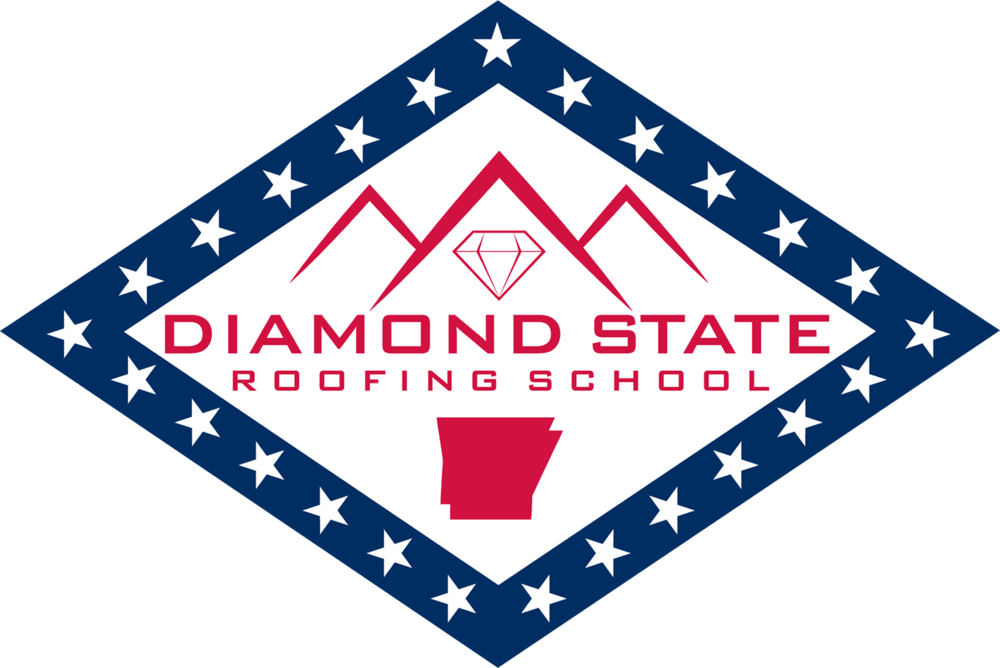 Arkansas Diamond Logo - Diamond State Roofing School