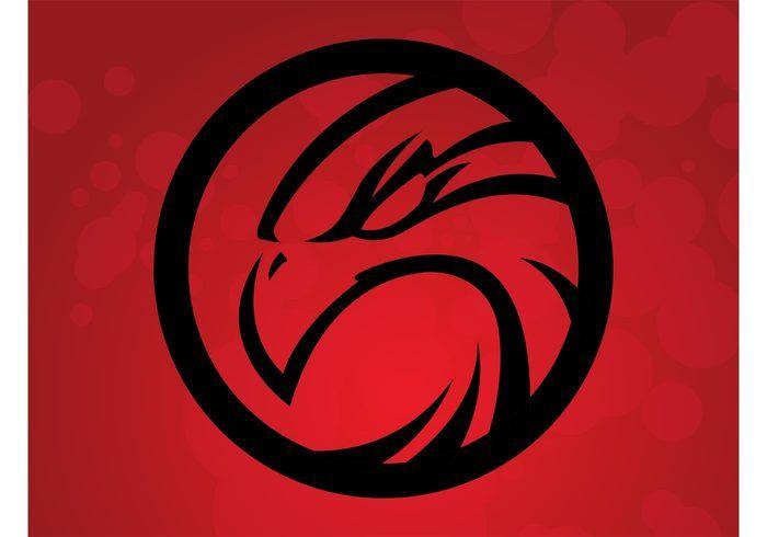 Eagle in Circle Logo - Hawk Vector Logo 110587