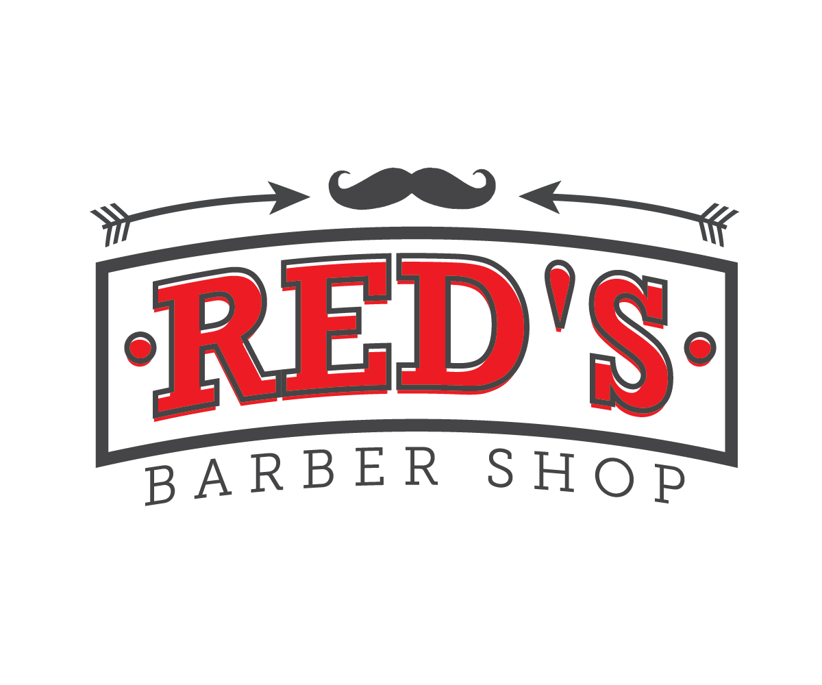 Red Sp Logo - Masculine, Bold, Barber Logo Design for Red's Barber Shop