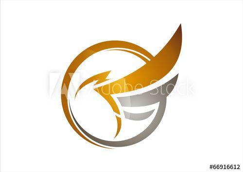 Eagle in Circle Logo - eagle circle vector this stock vector and explore similar
