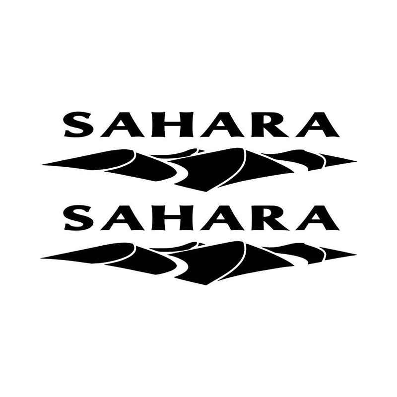 Jeep Sahara Logo - Jeep Sahara Logo Vinyl Decal Sticker