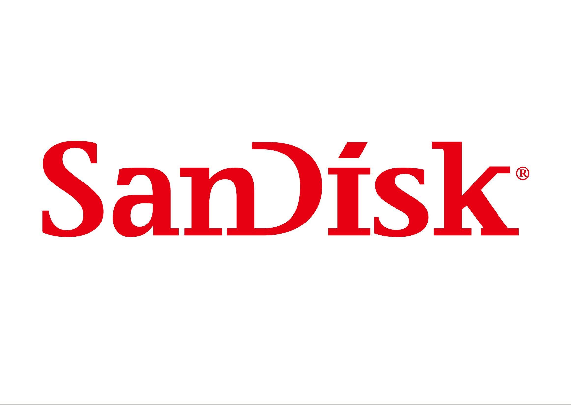 SanDisk Logo - SanDisk Logo عالم التقنية