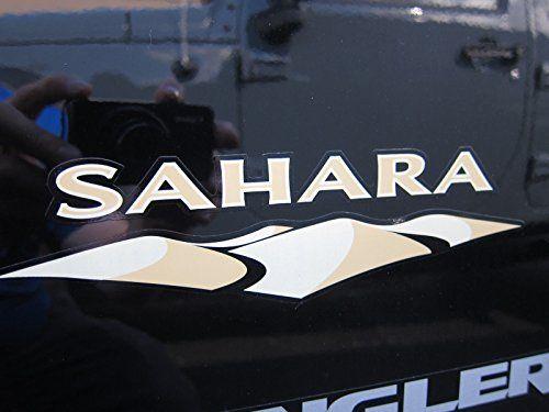 Jeep Sahara Logo - Amazon.com: Jeep Wrangler Sahara Decal Sticker Badge Mopar OEM ...
