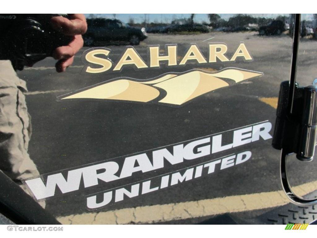 Jeep Sahara Logo - 2012 Jeep Wrangler Unlimited Sahara 4x4 Marks and Logos Photo ...