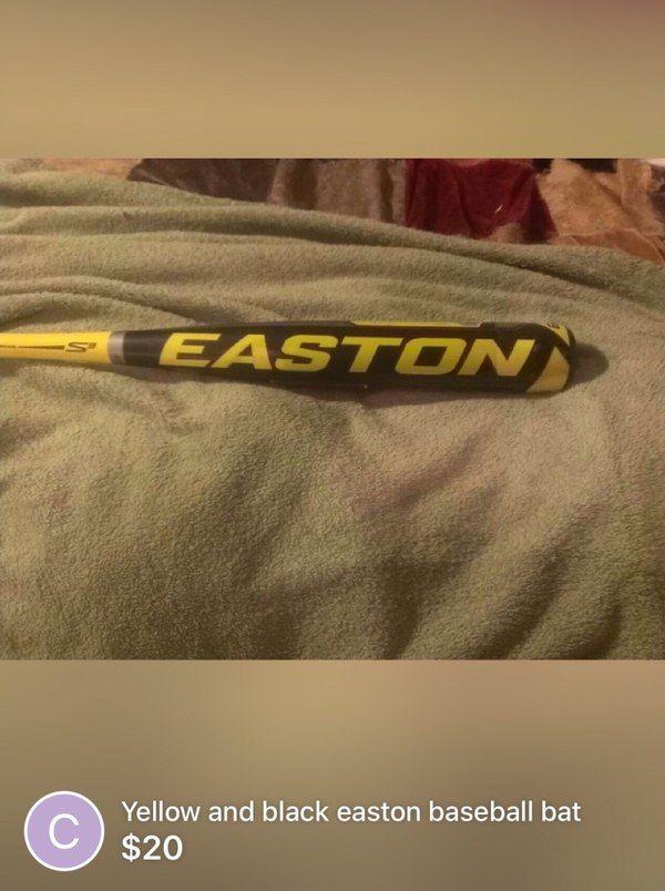 Black Easton Baseball Logo - Used yellow and black easton baseball abt in Hartselle