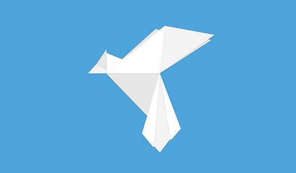 Origami Bird Logo - Amazing Origami Inspired Logo Designs. Logos. Graphic Design