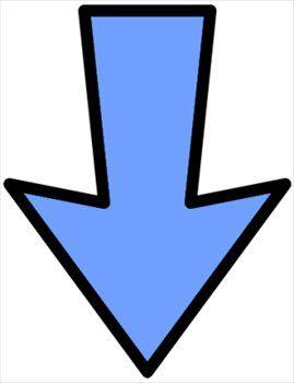 Red and Blue Arrows Pointing Down Logo - clipart arrow - Kleo.wagenaardentistry.com