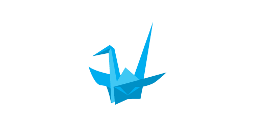 Origami Bird Logo - How to Create an Origami Logo - blueblots.com