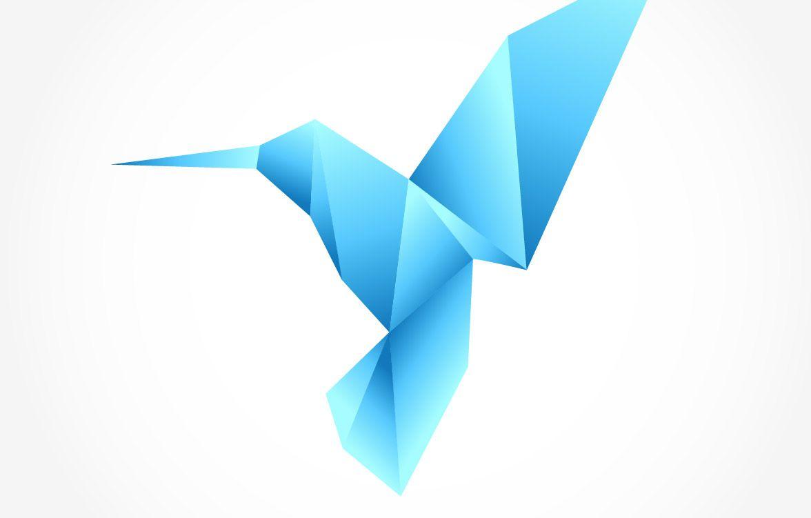 Origami Bird Logo - How To Create an Origami Style Logomark in Illustrator