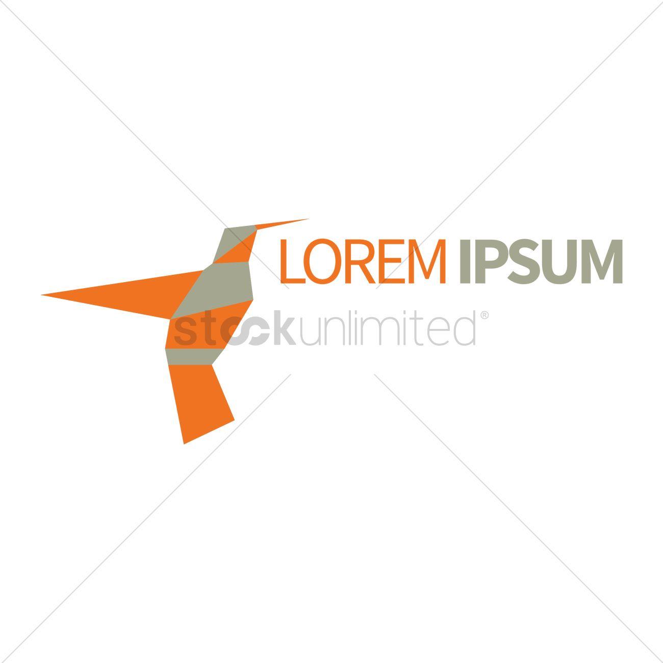 Origami Bird Logo - Origami bird logo element Vector Image - 1818089 | StockUnlimited