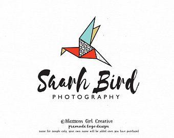 Origami Bird Logo - Origami bird logo | Etsy