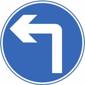 Blue Sign Logo - Blue Road Signs – Driving Test Tips