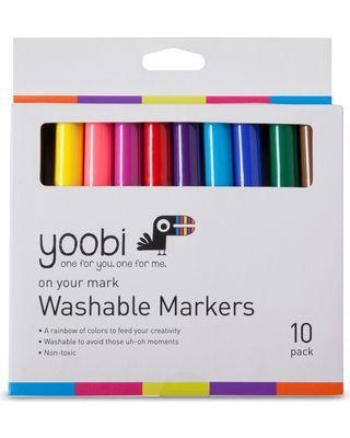 Multi Color U Logo - Spectacular Deals on Yoobi Washable Markers - Multicolor, 10 Pack ...