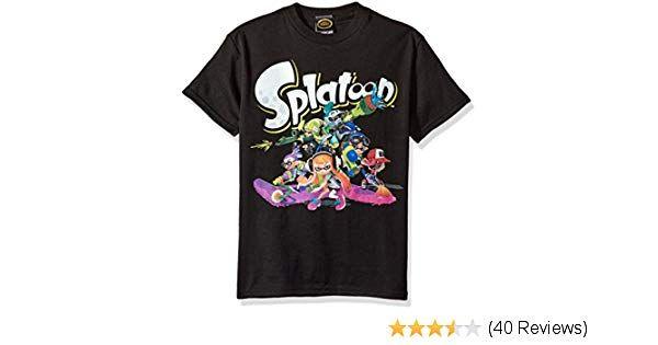 Usal Supreme Box Logo - Nintendo Boys' Splatoon Graphic T Shirt: Clothing