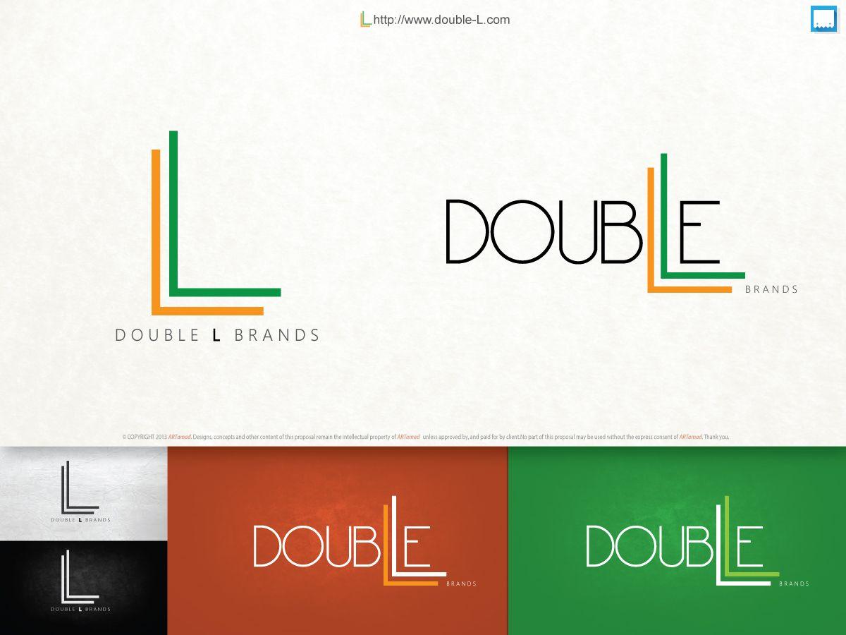 Double L Logo - Masculine, Conservative Logo Design for Double L Brands (may just be ...