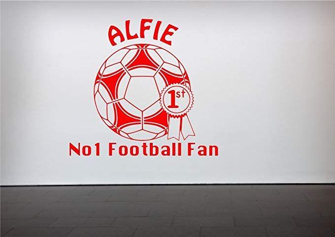 Usal Supreme Box Logo - Amazon.com: Personalized Children's Football Fan Wall Sticker ...
