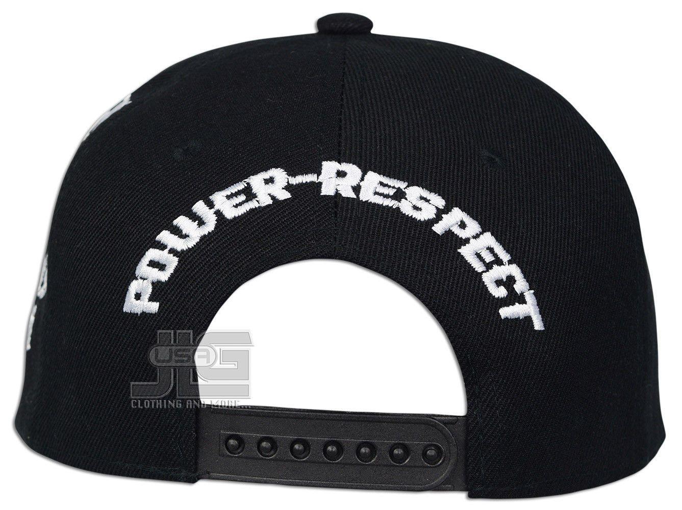 Usal Supreme Box Logo - 2pac Adjustable Snapback Hat Tupac Bishop Power Respect Cap Black ...