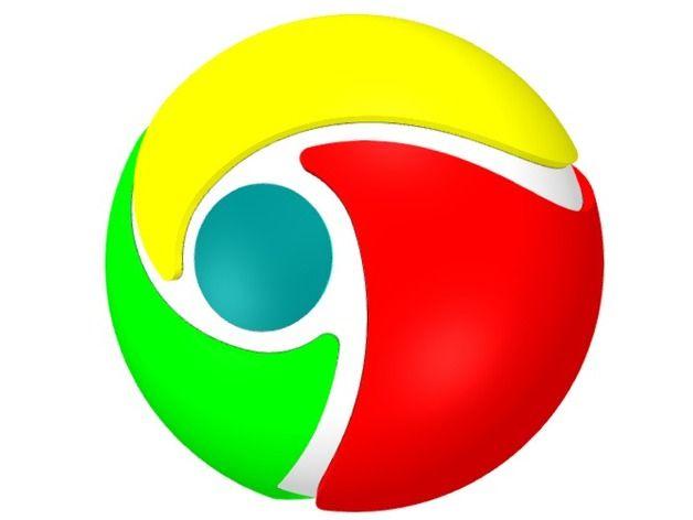 Google Crome Logo - Google Chrome Logo by dscnrs - Thingiverse