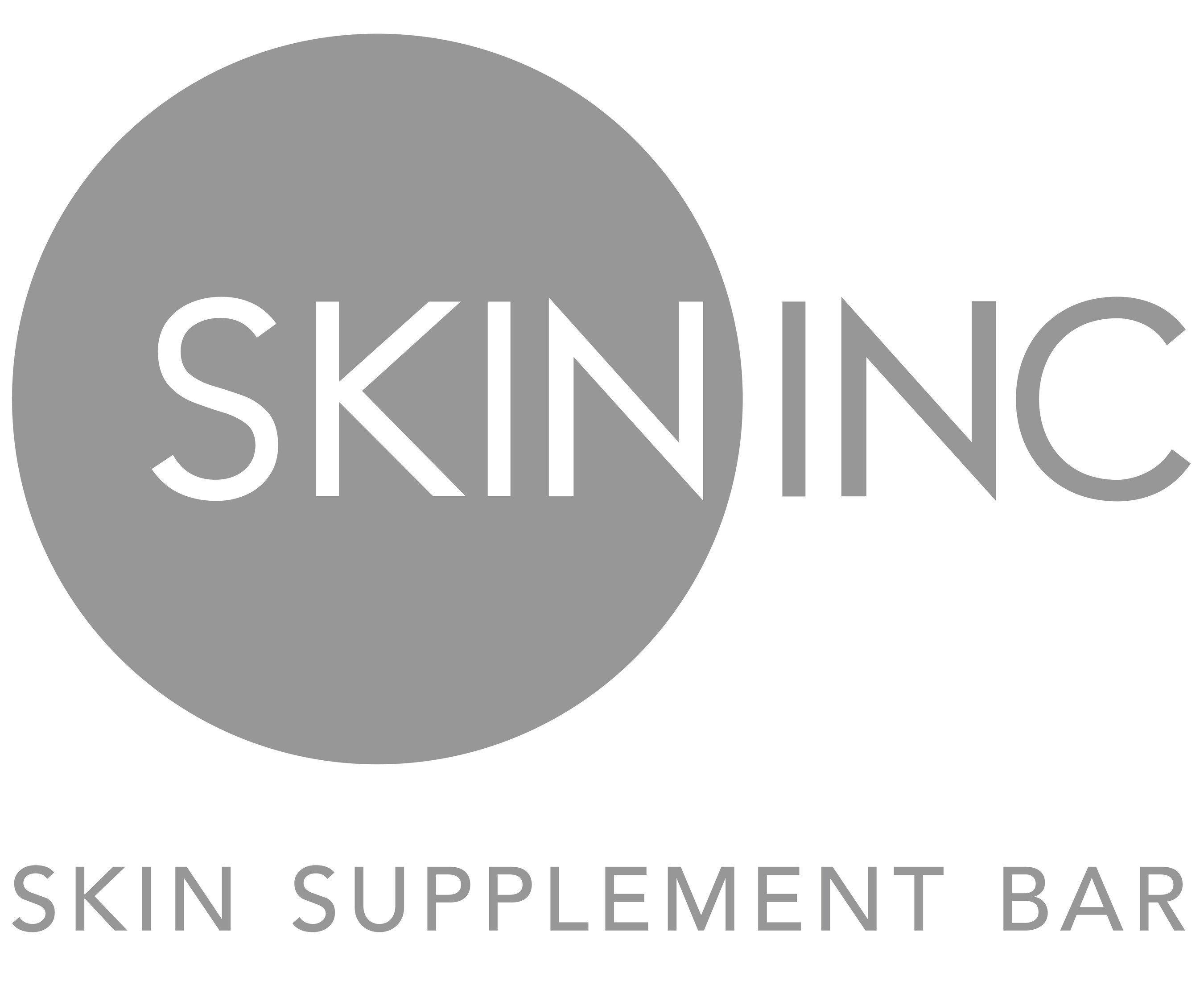 Skin Inc Logo - Skin Inc, Skin Supplement Bar, The Leader In Customizable Skincare