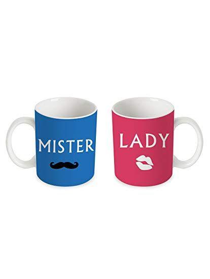 Mister Lady Logo - Buy Khakee Mister Lady Theme Printed Ceramic Coffee Mug 325 ml