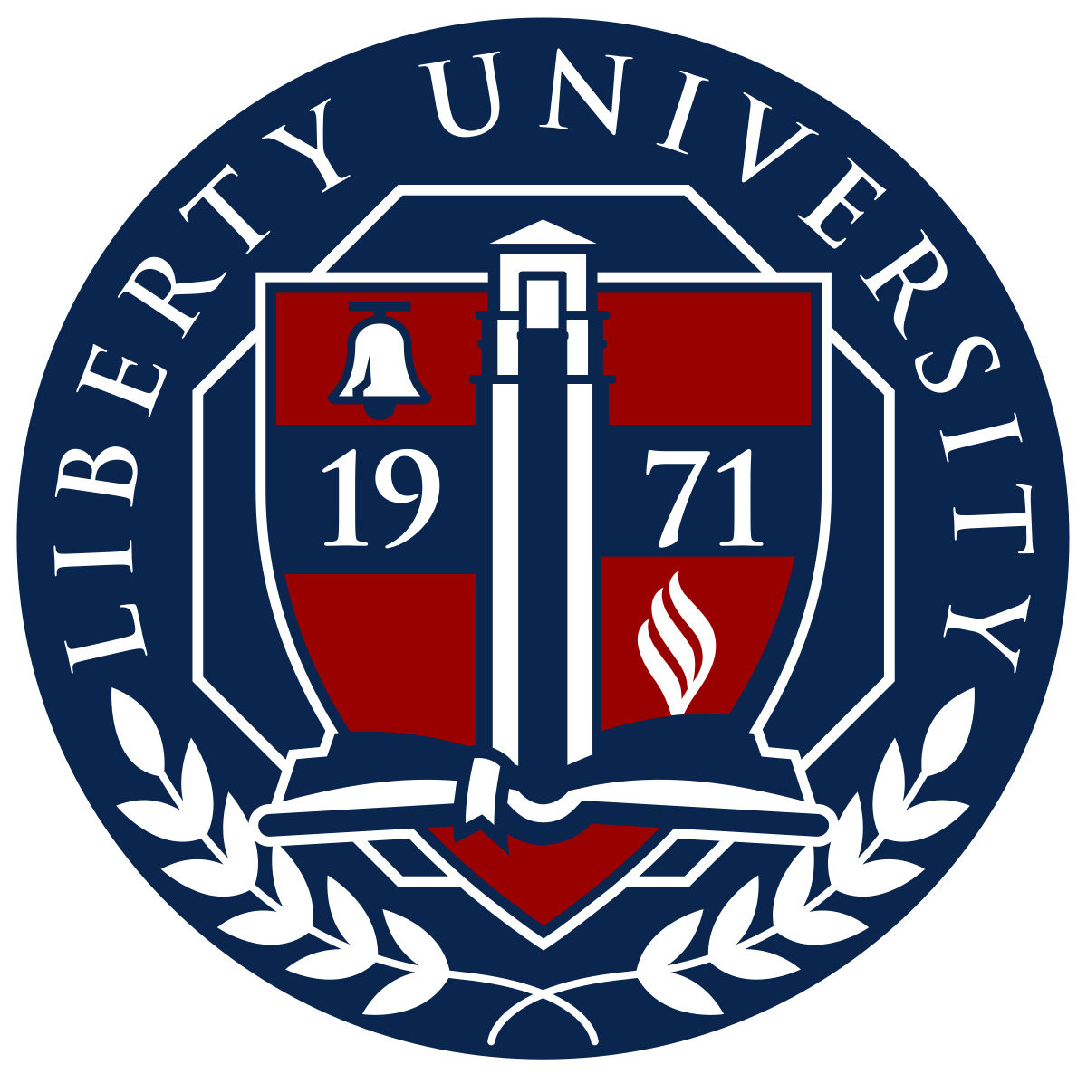 Red Blue U Logo - Liberty University