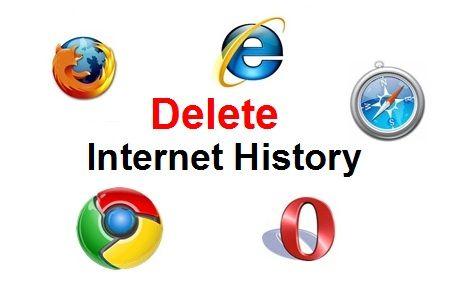 Clear Internet Logo - How to Delete Internet History or Browsing History from Web Browsers ...