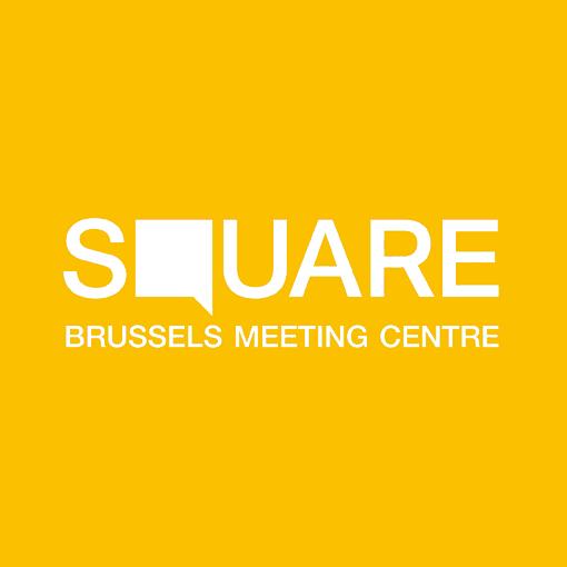 Yellow Square with Channel Logo - Identity for former palais de congres i Brussels,