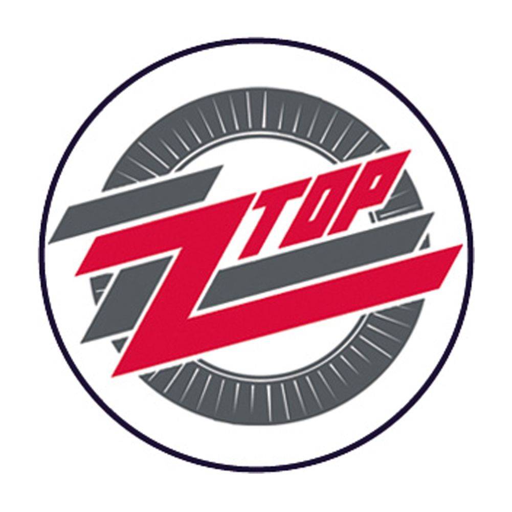 ZZ Top Logo - ZZ Top Round Logo Button