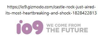 Io9 Logo - Castle Rock « Log24