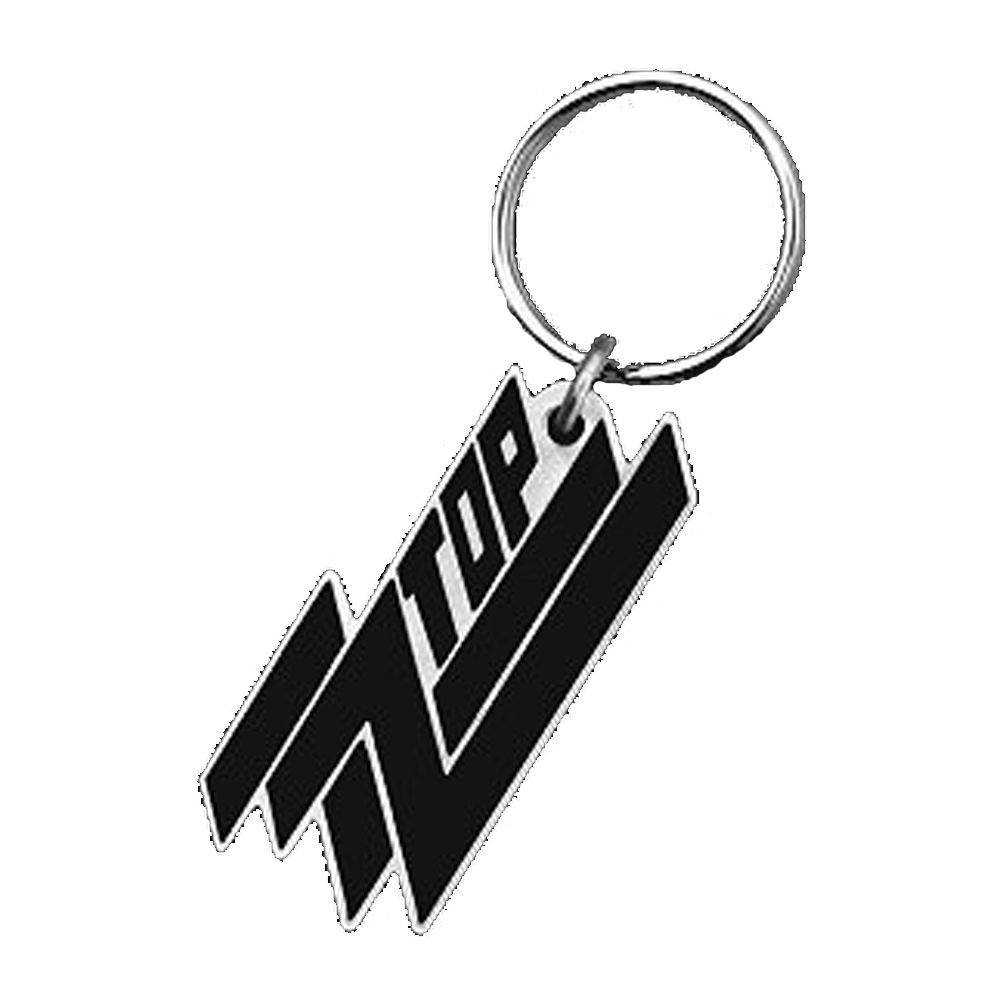 ZZ Top Logo - ZZ Top Logo Metal Keychain