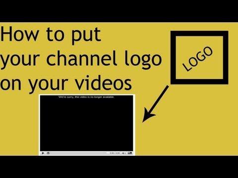 Yellow Square with Channel Logo - How to put your channel logo on your videos Programming