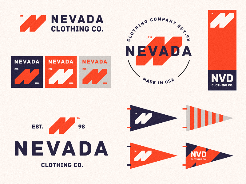 American Clothing Company Logo - Nevada Clothing Co. by AH | Dribbble | Dribbble