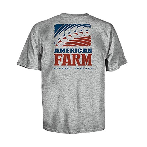 American Clothing Company Logo - American Farm Apparel Company Logo T-Shirt (3X)- Grey Heather at ...
