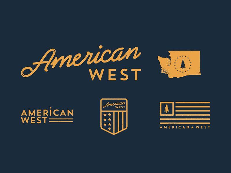 American Clothing Company Logo - American West clothing co. by Josh Warren | Dribbble | Dribbble