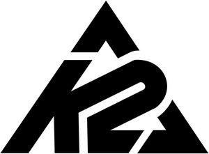 K2 Snowboard Logo - K2 Snowboard Hoodie Die Cut Vinyl White sticker 9