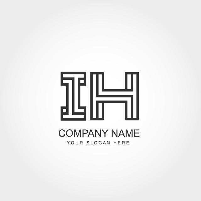 IH Logo - Initial Letter IH Logo Design Template for Free Download on Pngtree