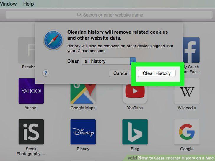 Clear Internet Logo - 3 Ways to Clear Internet History on a Mac - wikiHow